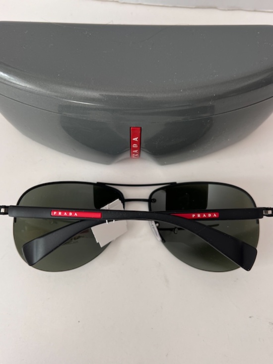 Prada Aviator Pilot Polarized Sunglasses, 62-14-130 main image 9